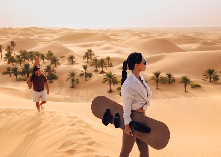 News DCTAbuDhabi Sandboarding at Telal Resort